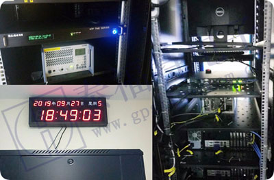 機場時統(tǒng)設備成功上架實景圖 機場時統(tǒng)設備成功上架實景圖